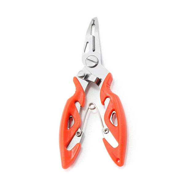 Stainless Steel Fishing Scissors Pliers Braid Line Lure Cutter Hook Remover Tack 